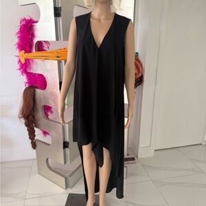 BCBGMaxAzria Black High Low Dress